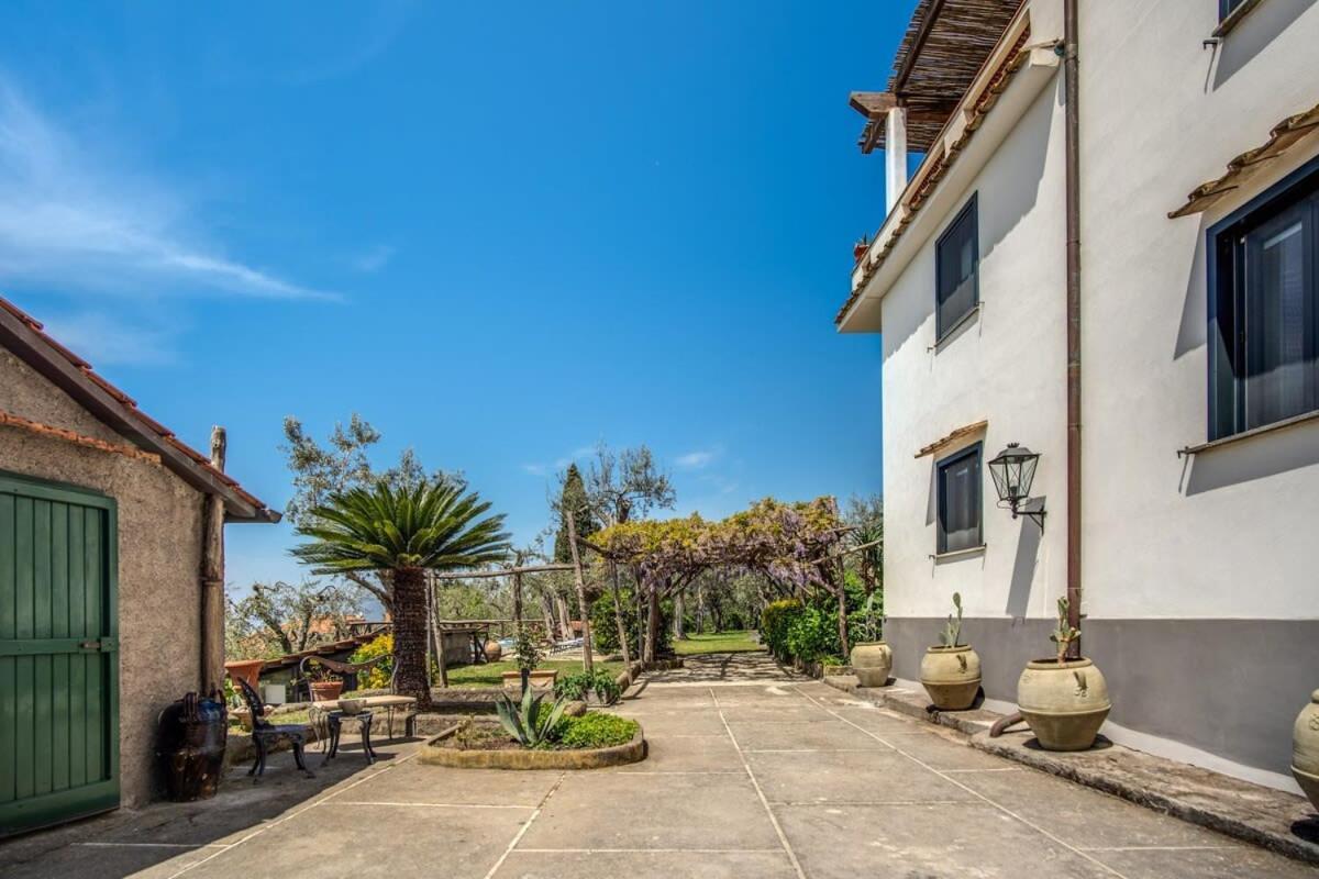 Villa Aragona Historic Villa With Views And Guest Services Massa Lubrense Exterior foto