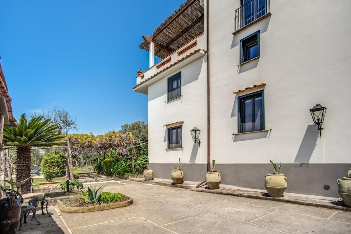 Villa Aragona Historic Villa With Views And Guest Services Massa Lubrense Exterior foto